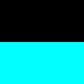 Black/Cyan 
