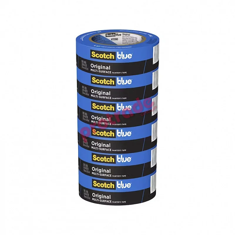 3M Scotch Blue Painters Tape 2090 36mm x 55M - 6 Pack