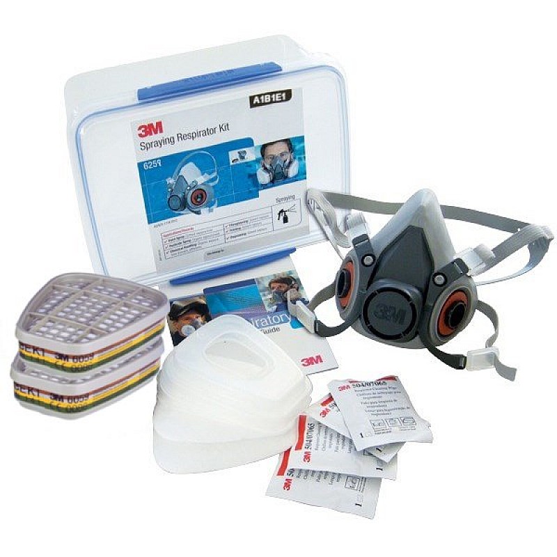 3M Multi Gas 6259 Respirator Kit Half Masks