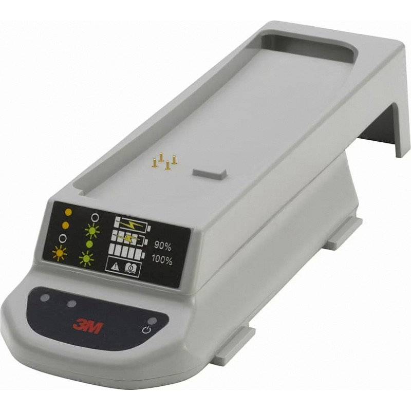 3M Versaflo Battery Charger Cradle TR-340 in Grey - Front View