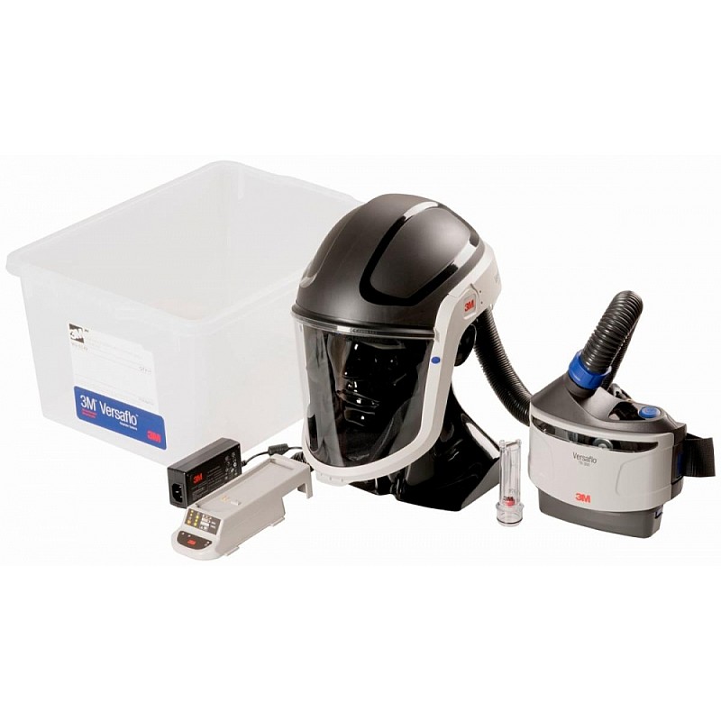 3M Versaflo TR300+ PAPR Kit with 307C helmet (Flame Resistant Faceseal), TRM-307C Powered Air Purifying Respirators