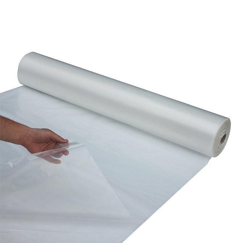 Poly Protective Sheeting 2m x 200m x 50um Folded 1m Rolls Handy Size Rolls