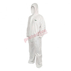 HI-CALIBRE Disposable White SMS Coveralls Type 5 & 6