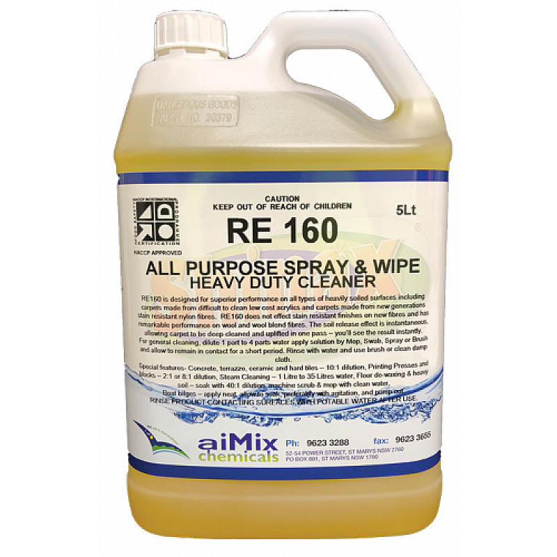 All Purpose Spray & Wipe Heavy Duty Cleaner RE160 Cleaning Liquids