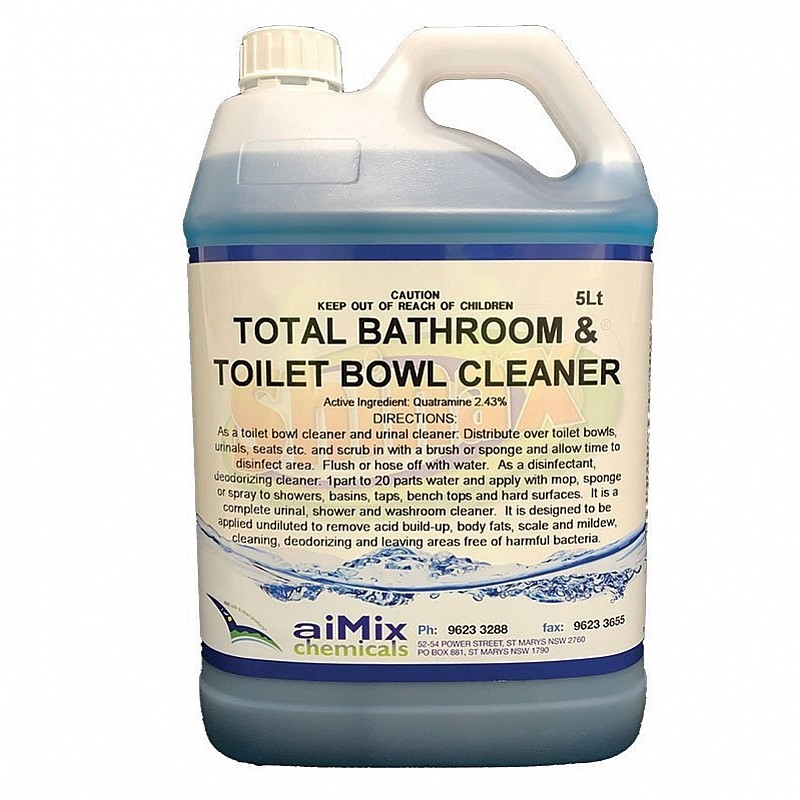 Total Bathroom and Toilet Cleaner 5L Cleaning Liquids