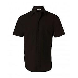Men's Cotton/Poly Stretch Short Sleeve Shirt M7020s