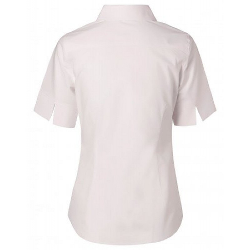 Womens Cotton/Poly Stretch Sleeve Shirt M8020S