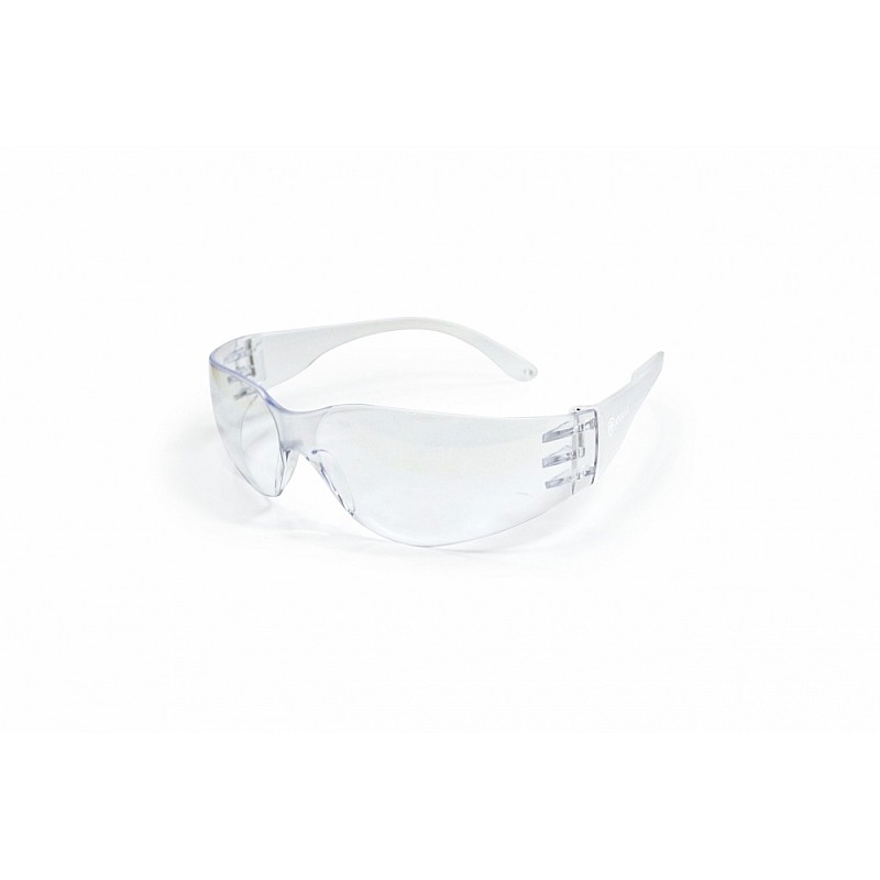 Apollo Safety Glasses Clear Lens - Carton Qty in Clear - Front View