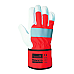 Navarro High Viz Premium Leather Rigger Gloves