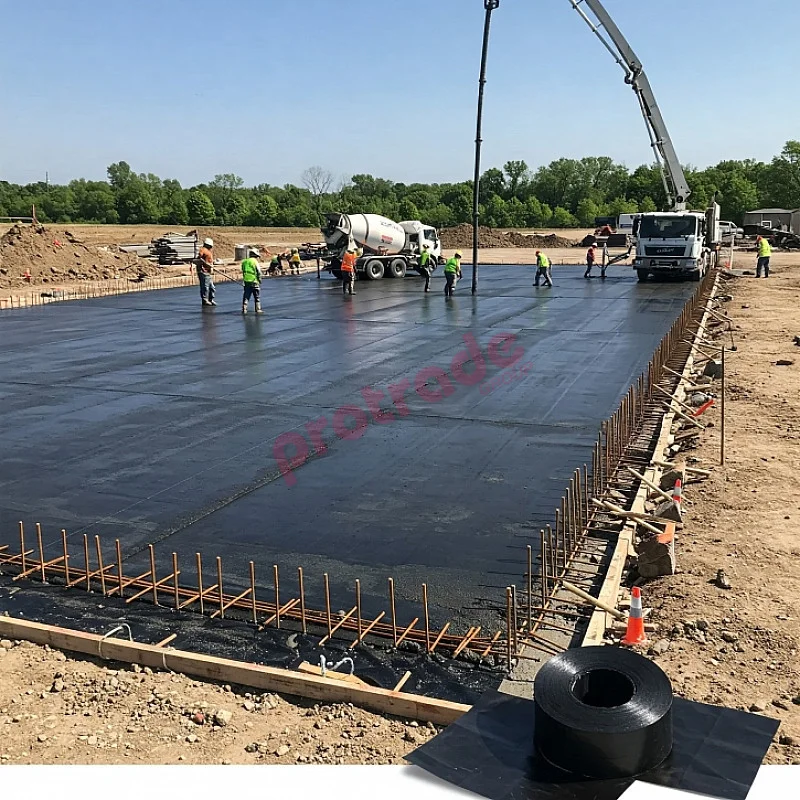 Builders Film Black Medium Impact 6M X 33M 200um Concrete Grade