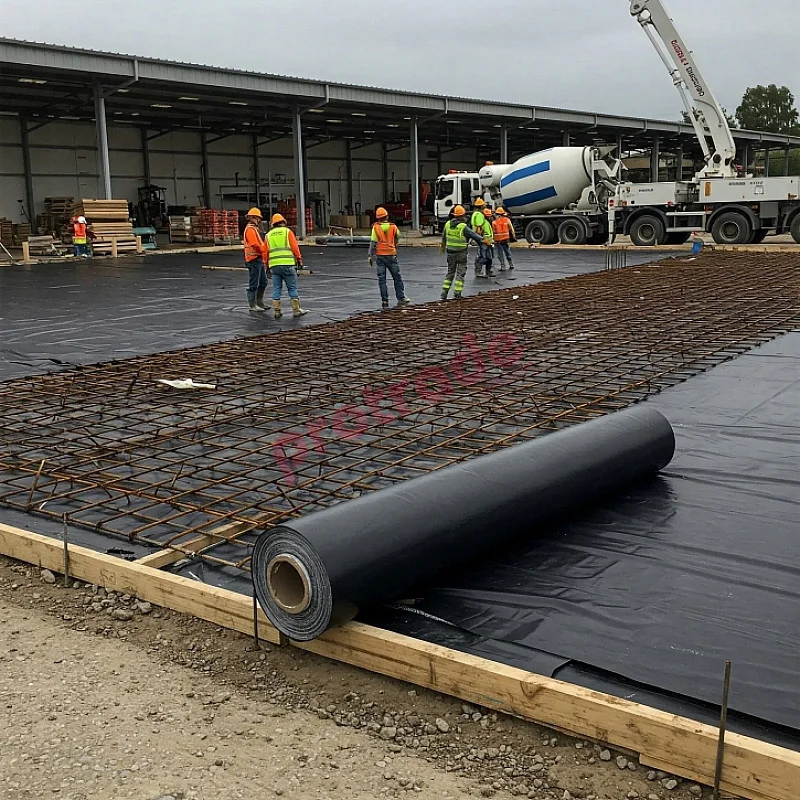 Builders Film Black Medium Impact 6M X 33M 200um Concrete Grade