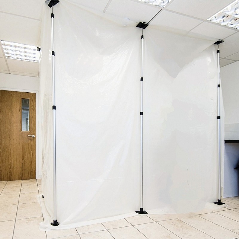 Extender Zip Wall Opaque Economy Plastic 3M X 66m X 100um in [colour] - Front View
