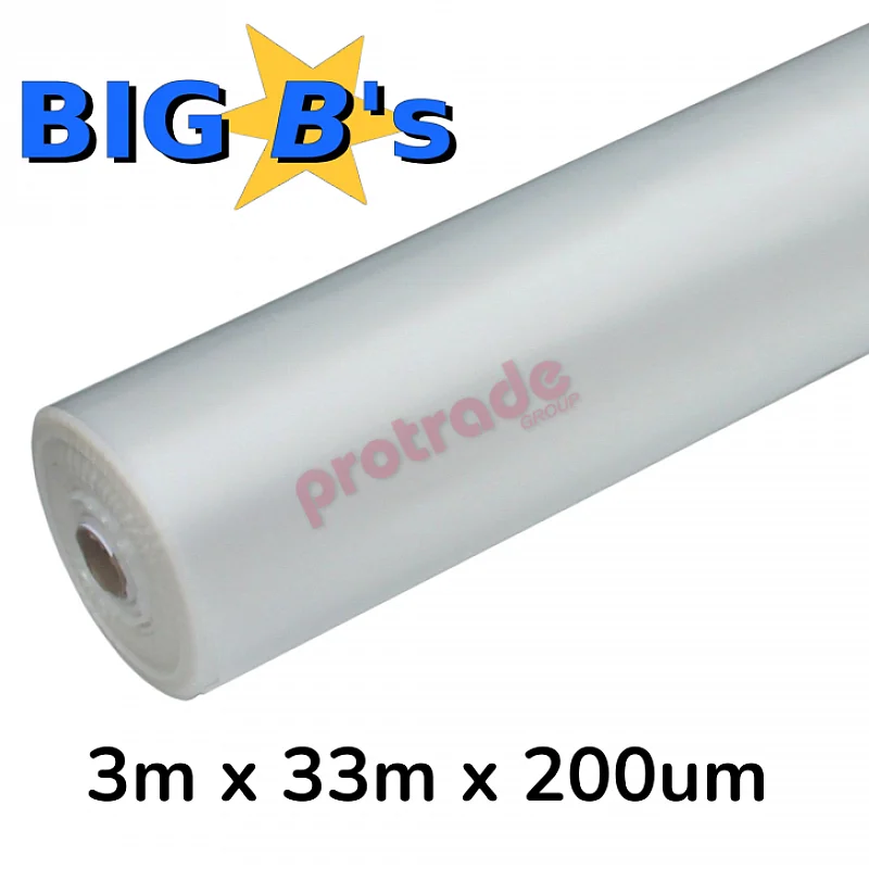 Extender Zip Wall Clear Film 3M x 33M x 200um