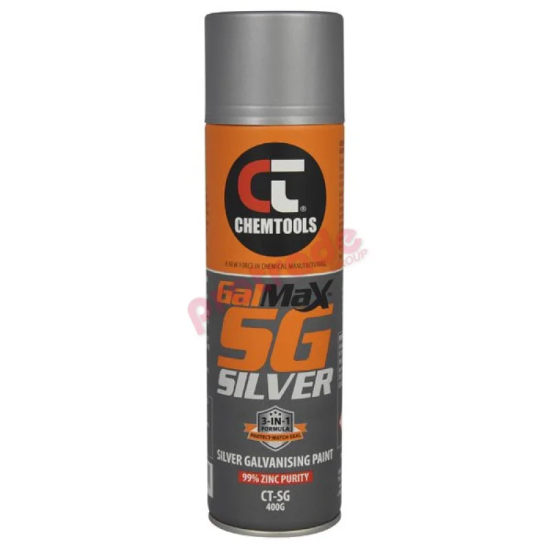 Galmax Sg Silver 3-In-1 Galvanising Paint 400g Aerosol