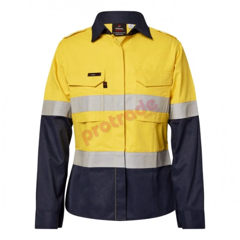 Ladies Hrc2 Openfront Shirt - Long Sleeves 