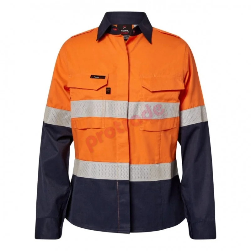 Ladies Hrc2 Openfront Shirt - Long Sleeves 
