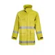 Fire - Fighting Jacket With Fr Reflective Tape Lime Yellow