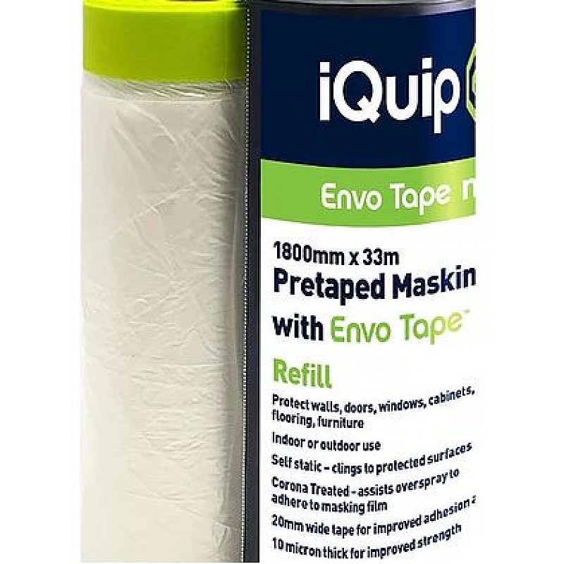 IQUIP ENVO Pre Taped Masking Film Dispenser and Refill