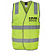 Custom Vests Marshal Velcro Hi Vis Safety Vest