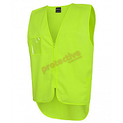 Hi Vis Zip Drop Tail Safety Vest