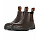 JB's Parallel Safety Work Boot in black and brown - Front View