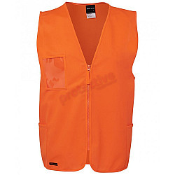 Hi Vis Zipper Safety Vest