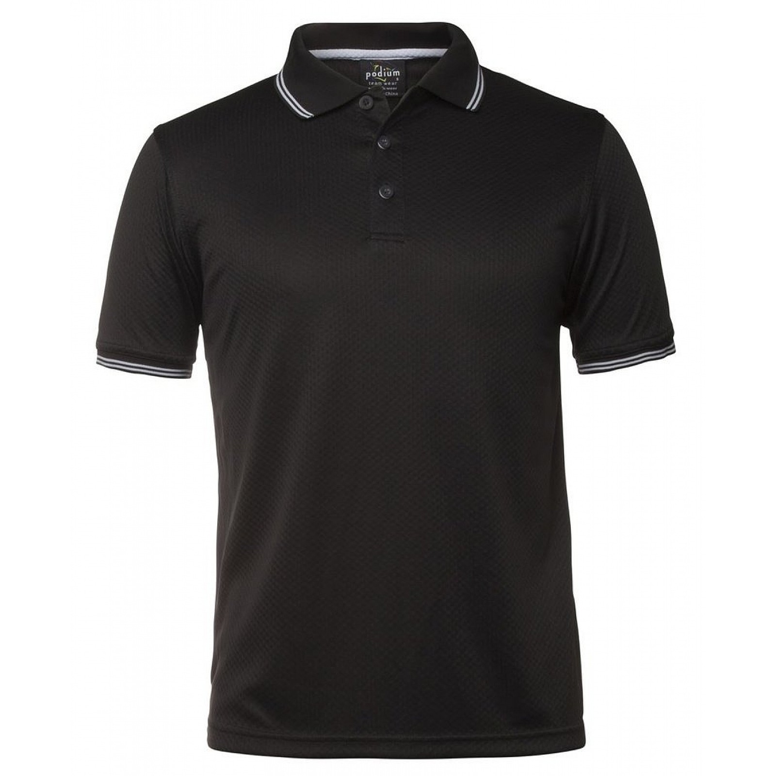 Polo Shirt With Pin Stripe Colar and Sleeves | Buy Online Protective ...