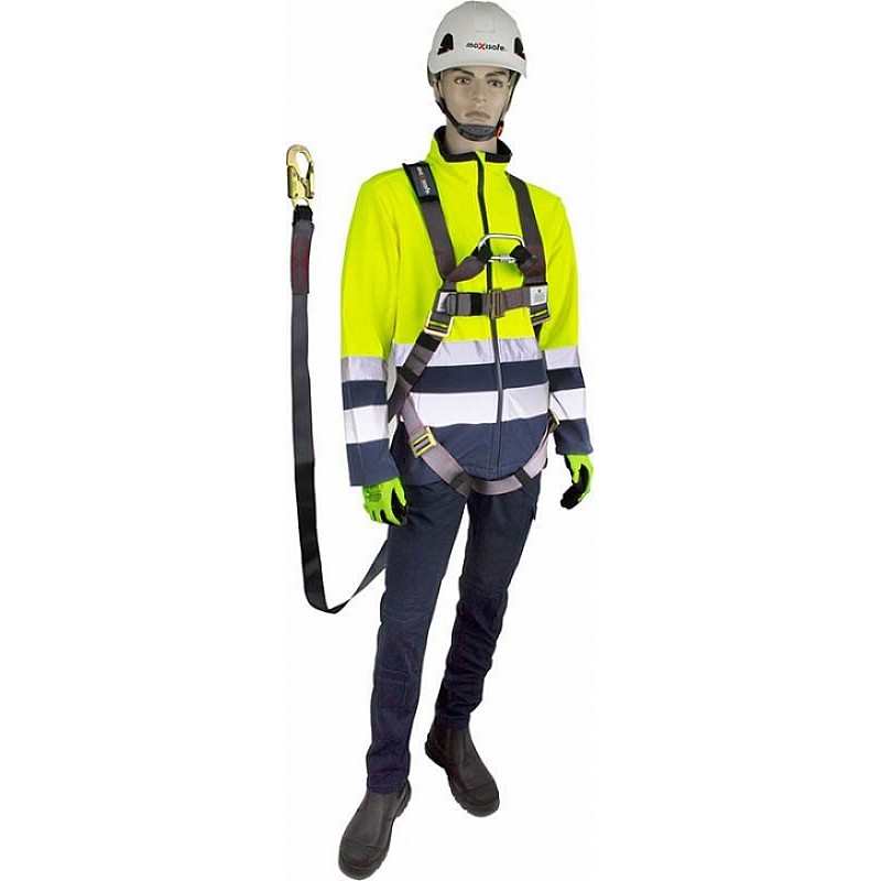 Full Body Harness with front and rear attachment points ZBH902H in [colour] - Front View
