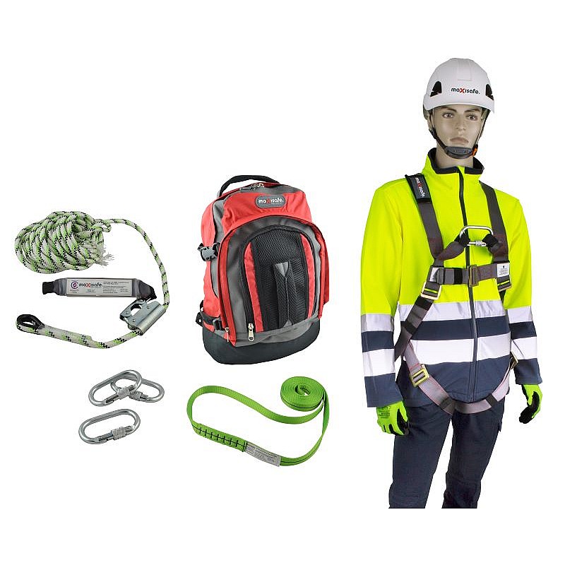 Premium Roofers Kit with full body harness ZRK903H in [colour] - Front View