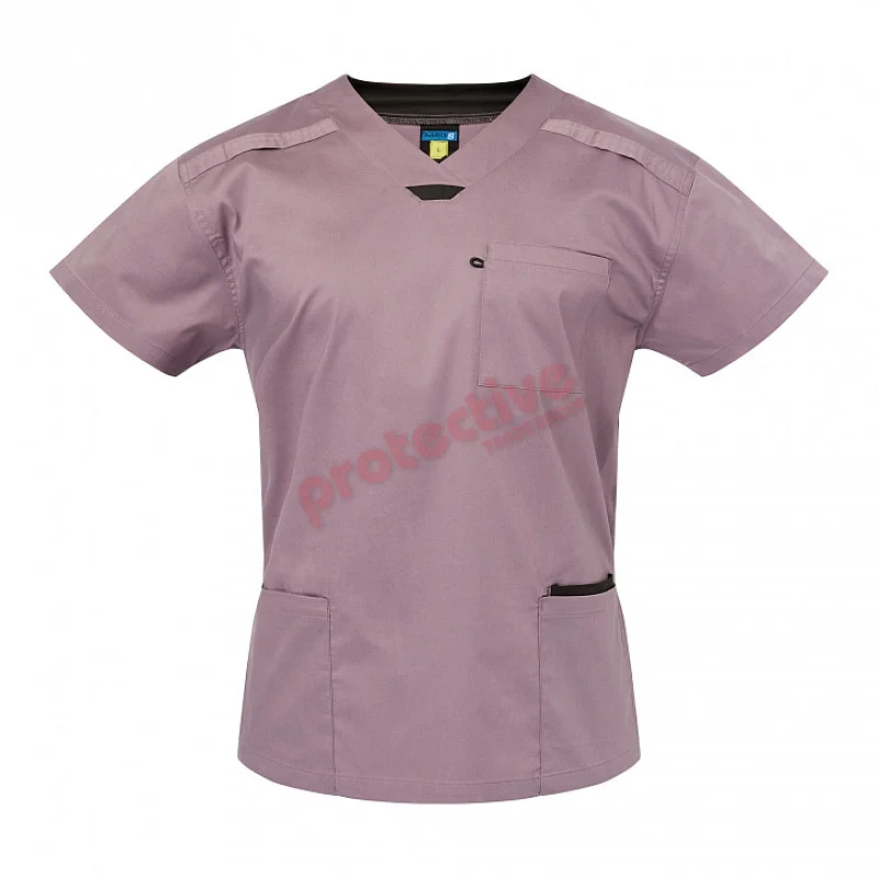 MEDI8 UNISEX STRETCH SCRUB TOP - M88025