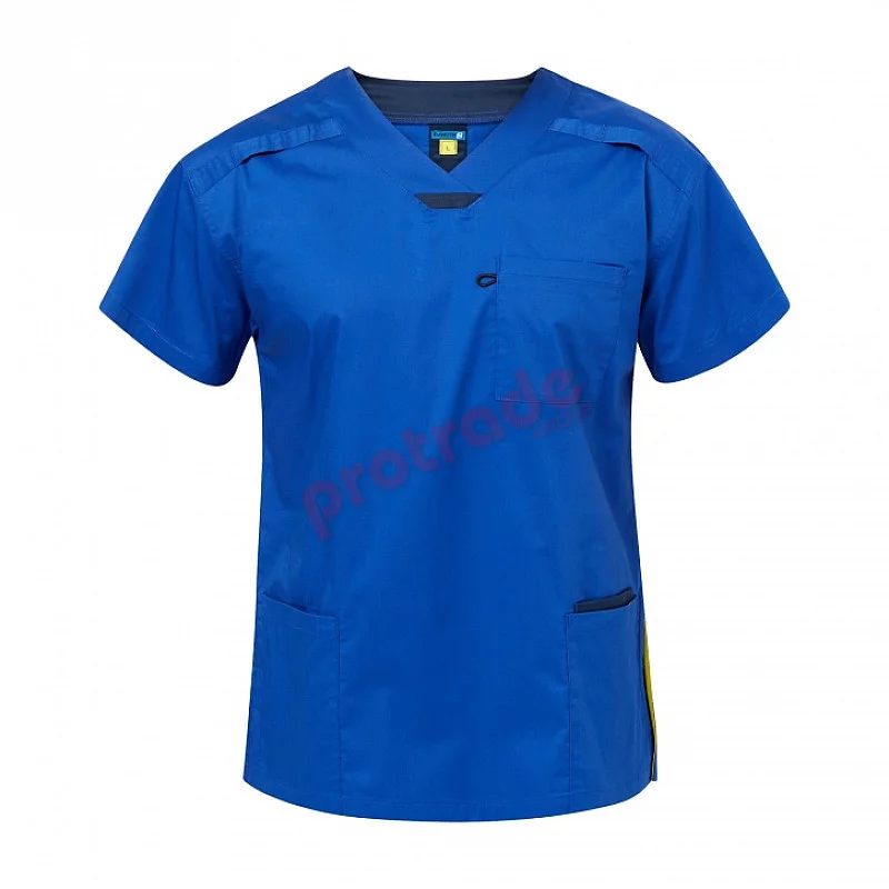 MEDI8 UNISEX STRETCH SCRUB TOP - M88025