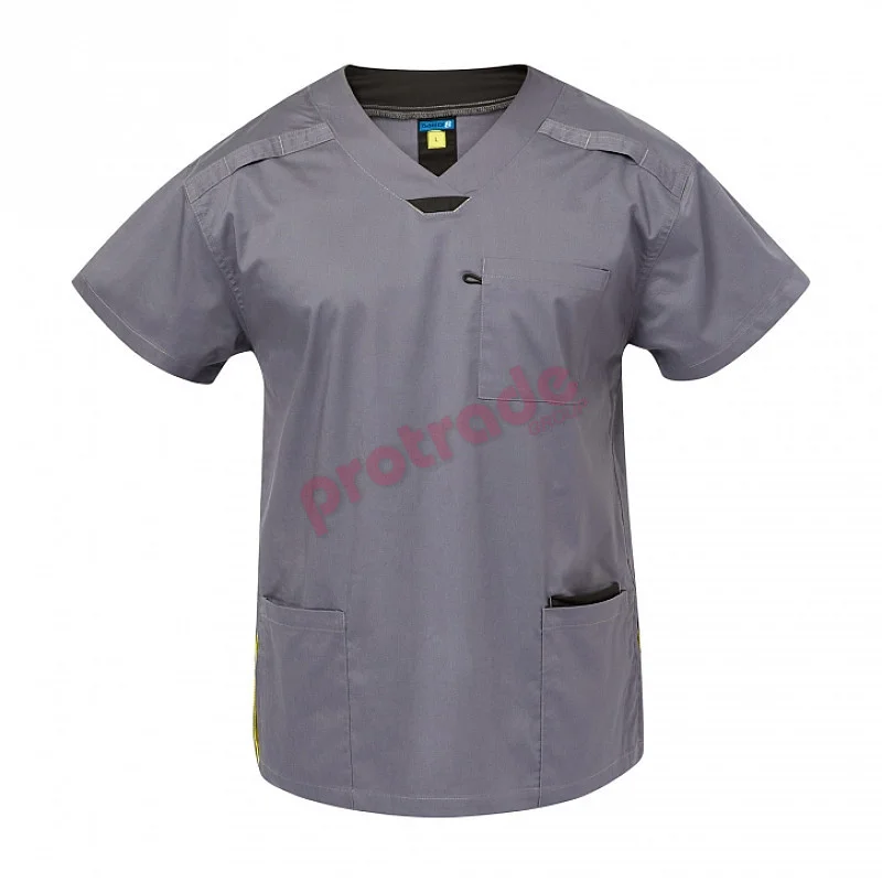MEDI8 UNISEX STRETCH SCRUB TOP - M88025