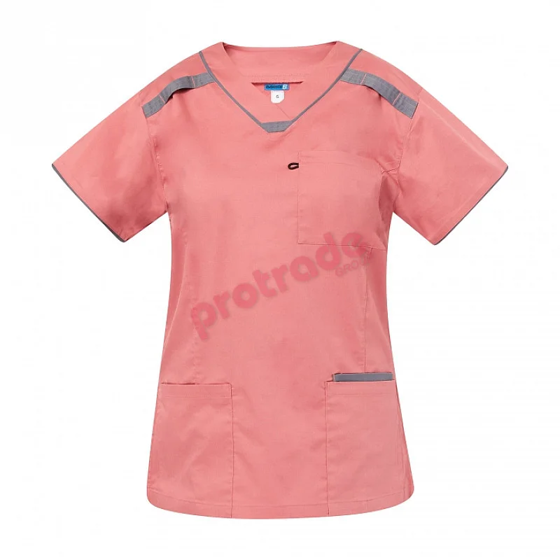 MEDI8 WOMENS STRETCH SCRUB TOP - M88026