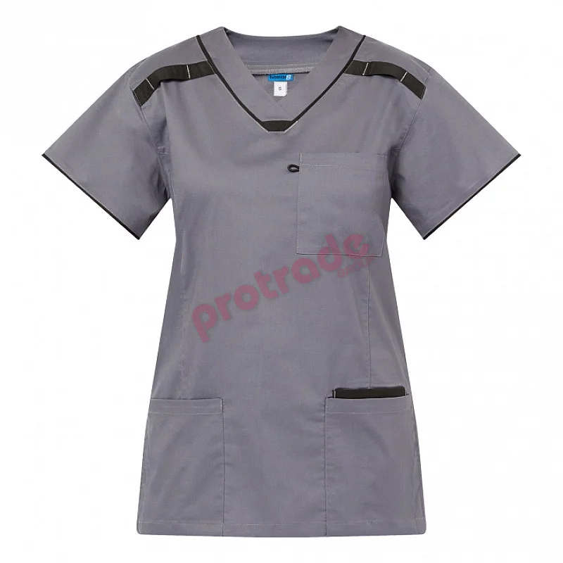 MEDI8 WOMENS STRETCH SCRUB TOP - M88026