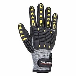 Anti Impact Cut Resistant Glove Grey/Black