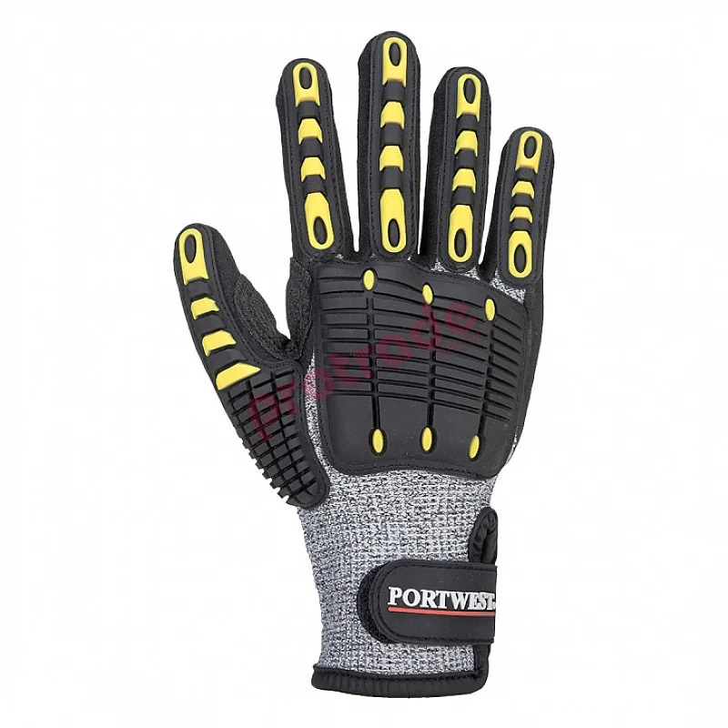 Anti Impact Cut Resistant Glove Grey/Black