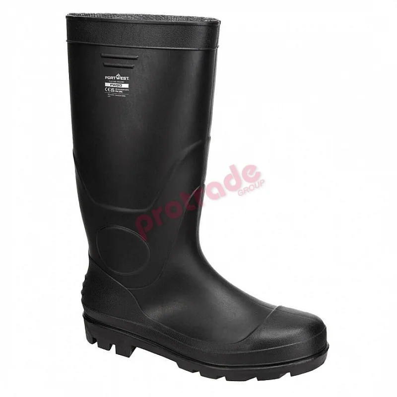 Portwest PVC Gumboot Black