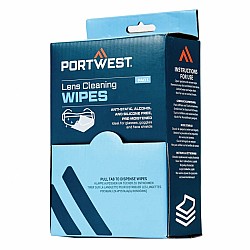 Portwest Lens Cleaning Wipes - Pack of 100