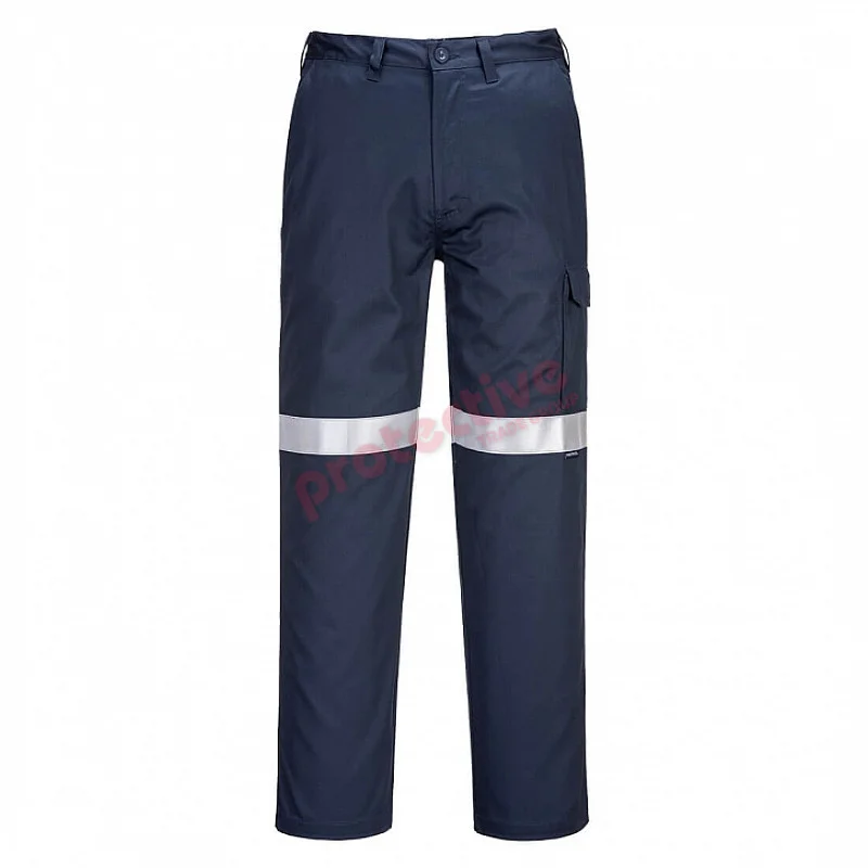 Flame Resistant Cargo Pants With Tape Navy - Mw701