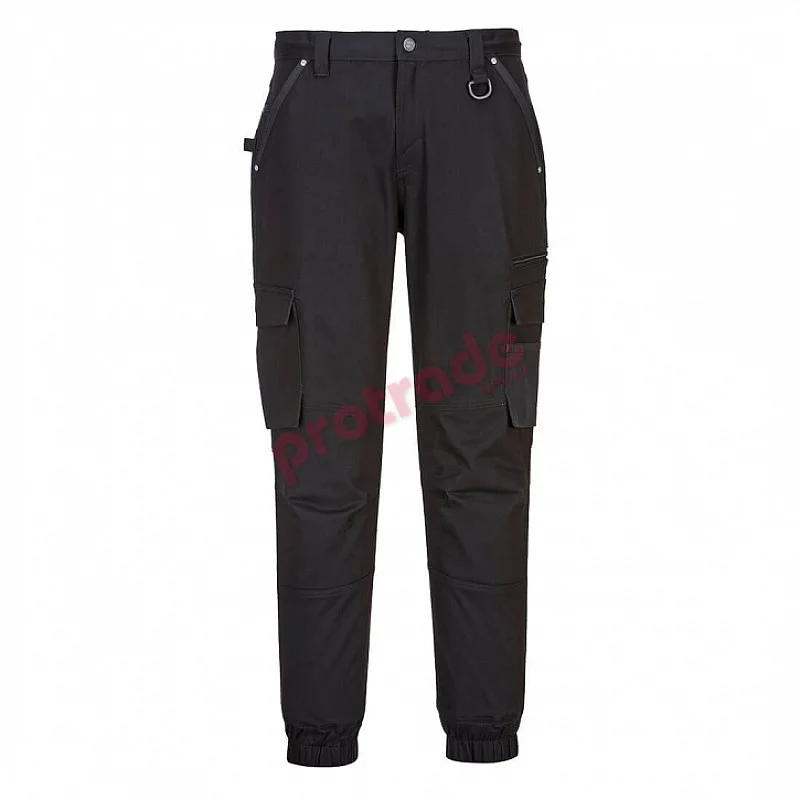 Portwest Cuffed Slim Fit Stretch Work Pants - Mp703