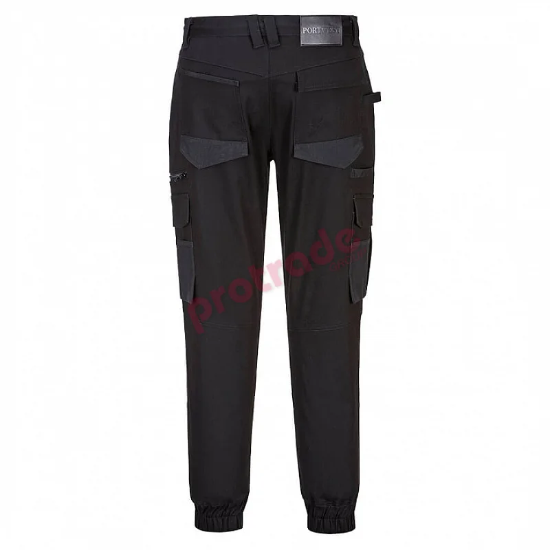 Portwest Cuffed Slim Fit Stretch Work Pants - Mp703