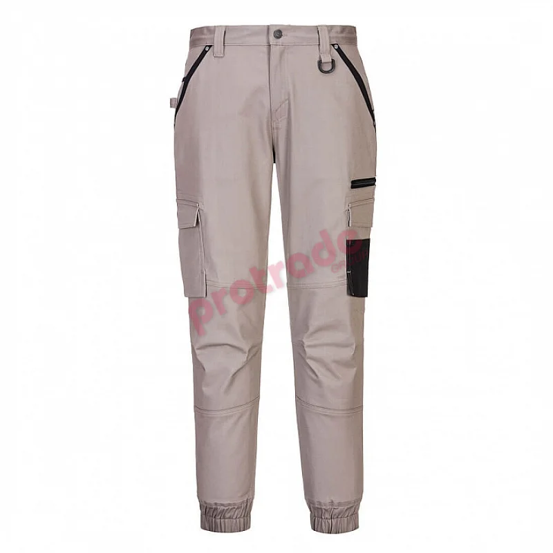 Portwest Cuffed Slim Fit Stretch Work Pants - Mp703