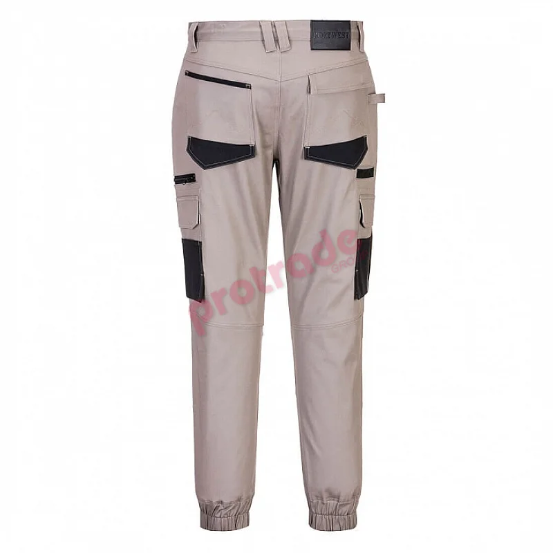 Portwest Cuffed Slim Fit Stretch Work Pants - Mp703