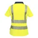 Hi-Vis Womens Cotton Comfort Contrast Polo Shirt S/S
