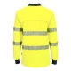 Portwest Hi-Vis Cotton Comfort Polo Shirt L/S - MP614