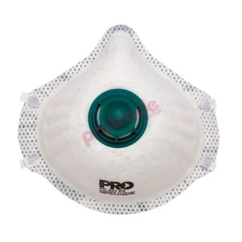 Respirator P2 Mask With Valve And Carbon Filter PC531 Box Of 12