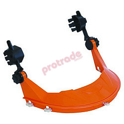 Hard Hat Browguard Attachment Orange
