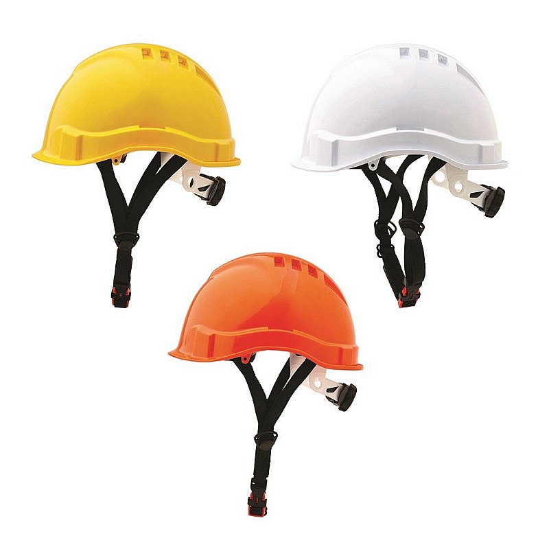 V6 Hard Hat Vented Micro Peak Ratchet Harness Hard Hats
