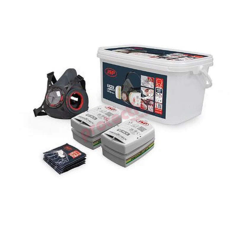 Force Typhoon 8 Half Mask Respirator Multi-Gas Kit With ABEK1P2 Filters