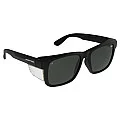 POLARISED SMOKE LENS WITH BLACK FRAME 
